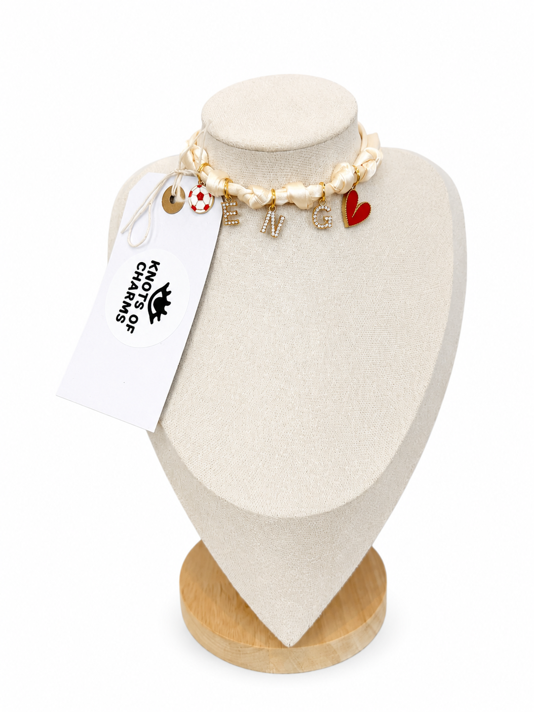 England Choker (white)