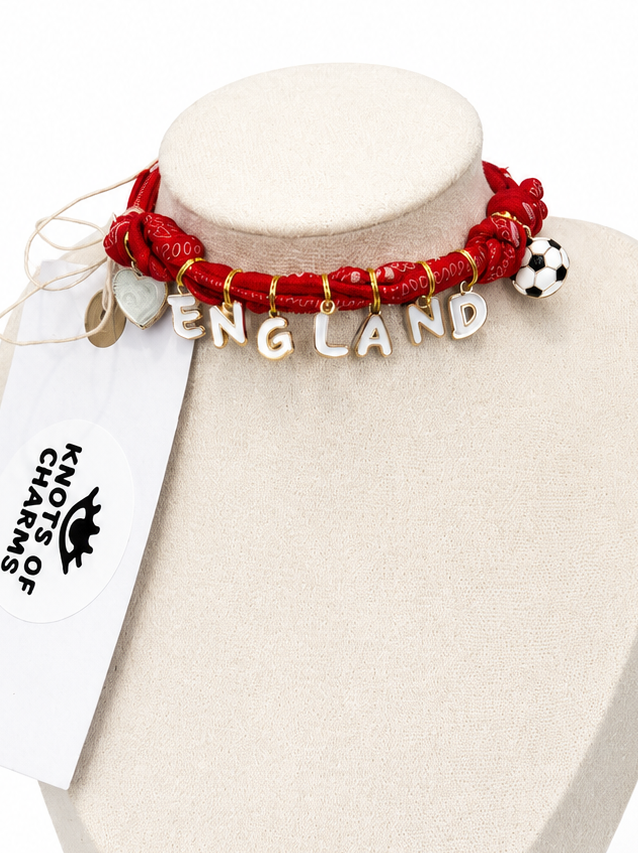 England Choker (red)